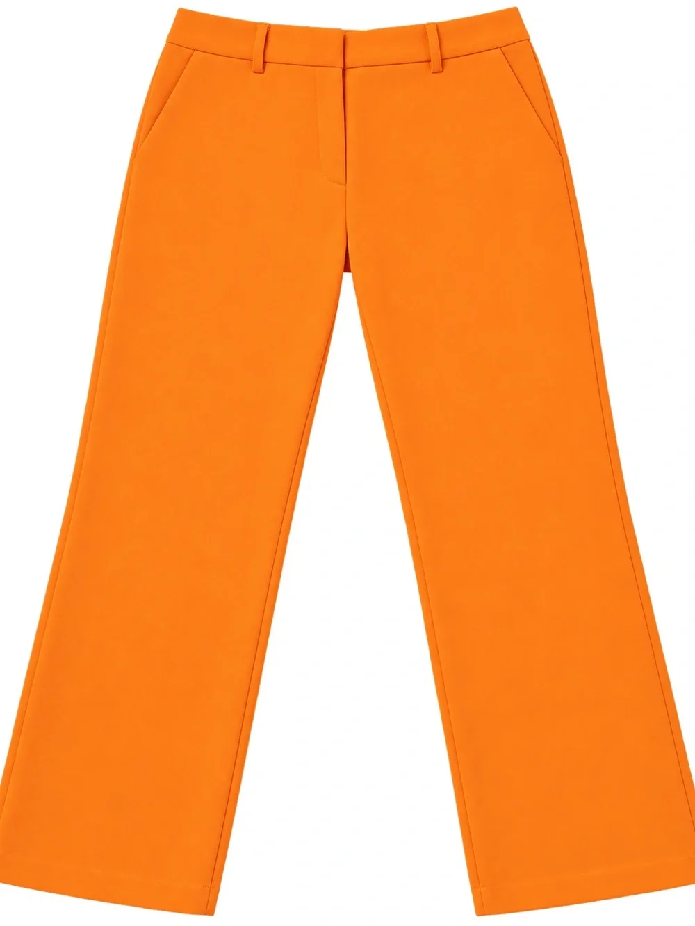 Worthington Wide-Leg High-Rise Pants in Orange